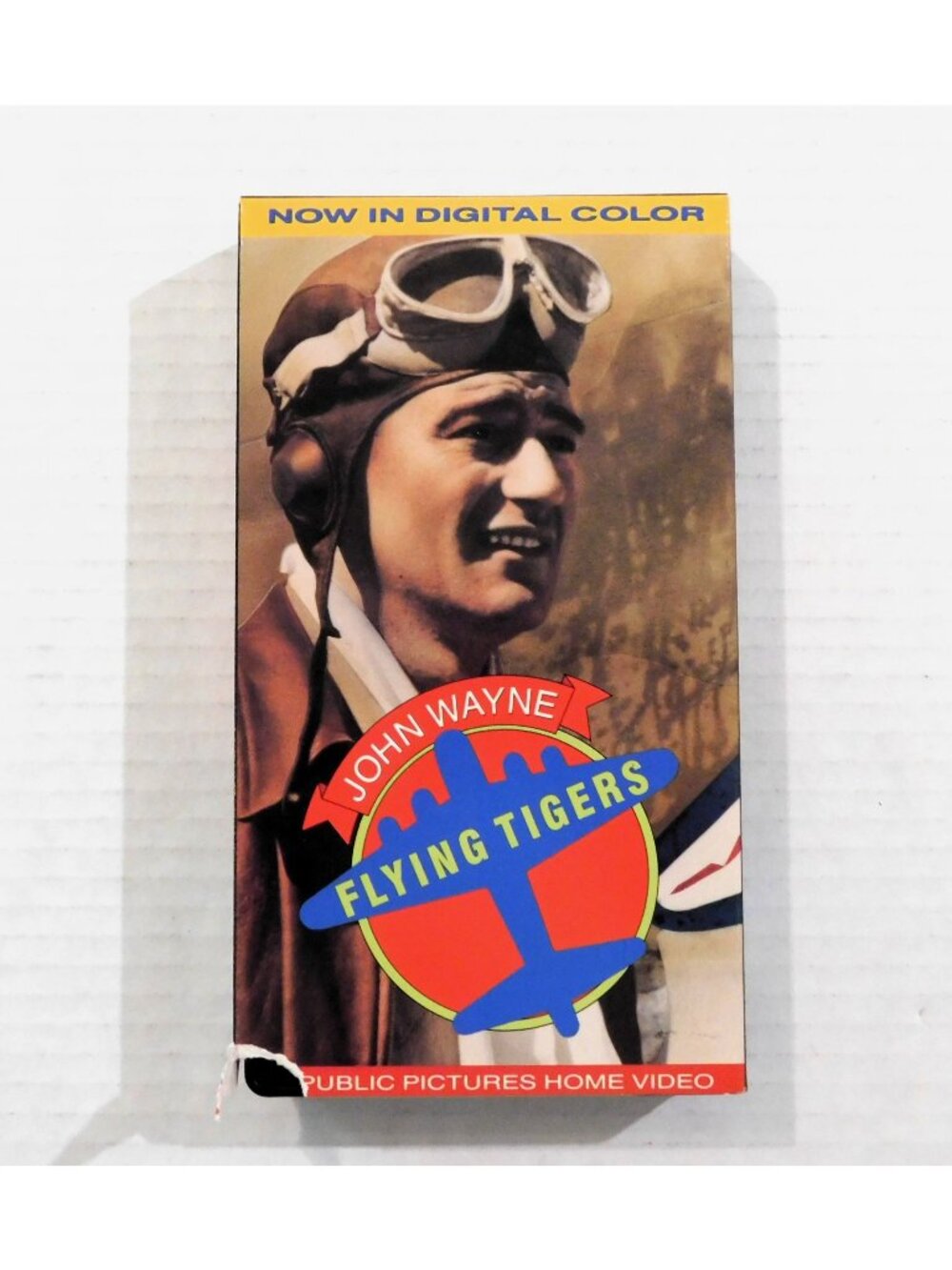 John Wayne Flying Tigers VHS Colorized Republic Pictures Home Video War Drama